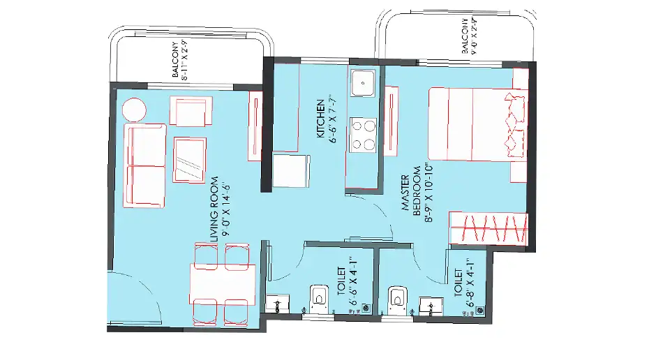 Kohinoor Dombivli Layout Floor Plan